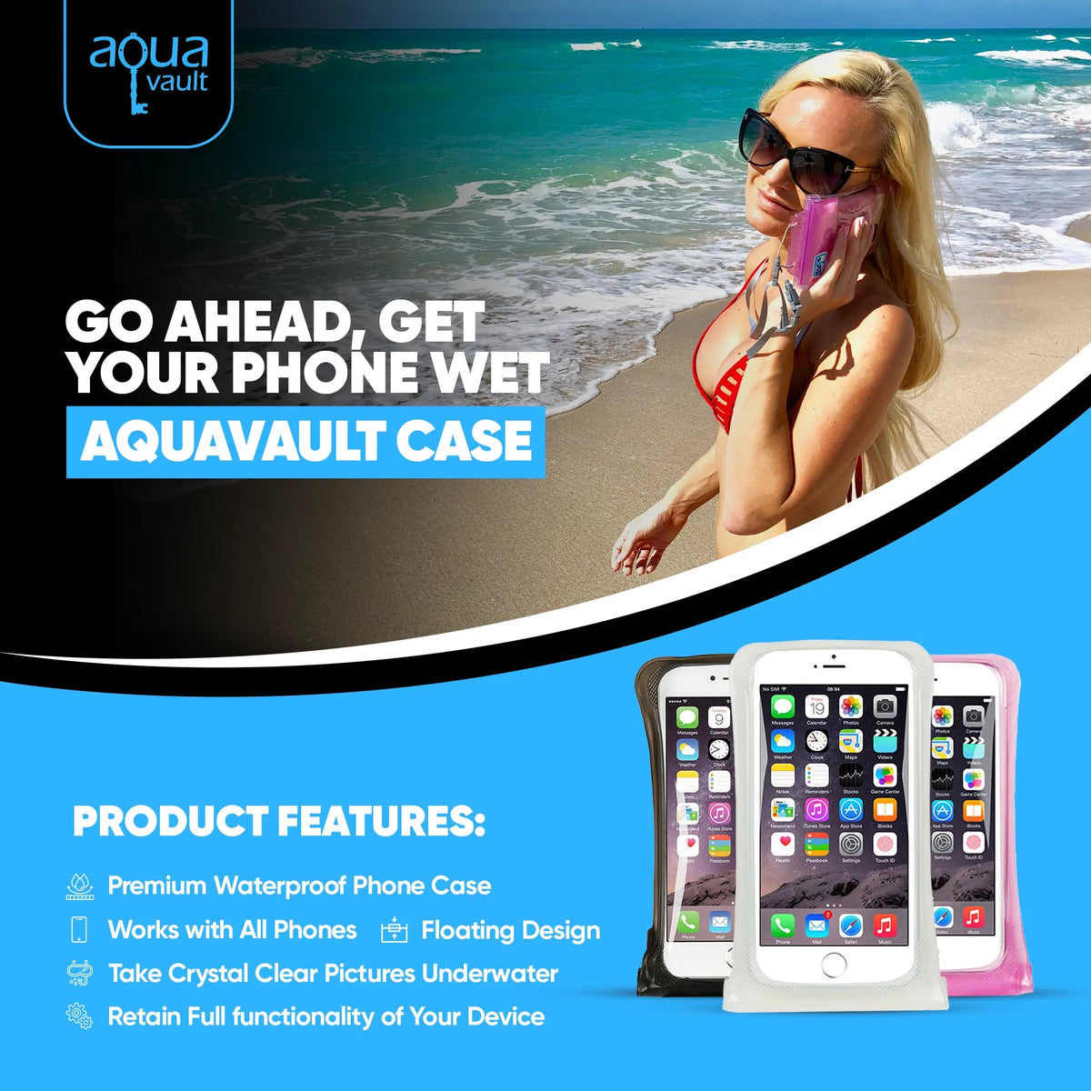 Waterproof Floating Phone Case