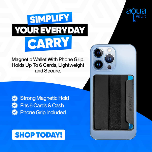 Ultra-Thin MagSafe Wallet with Phone Grip