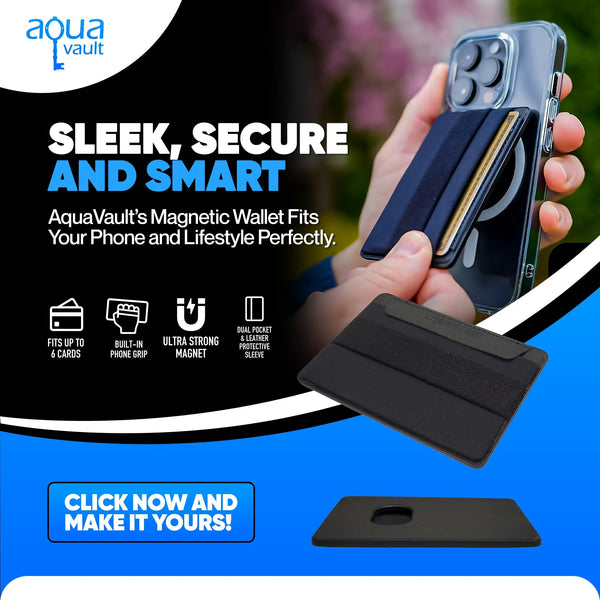 Ultra-Thin MagSafe Wallet with Phone Grip