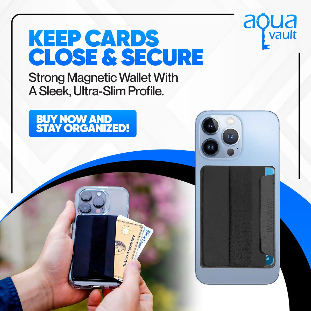 Ultra-Thin MagSafe Wallet with Phone Grip