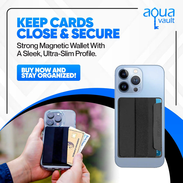 Ultra-Thin MagSafe Wallet with Phone Grip