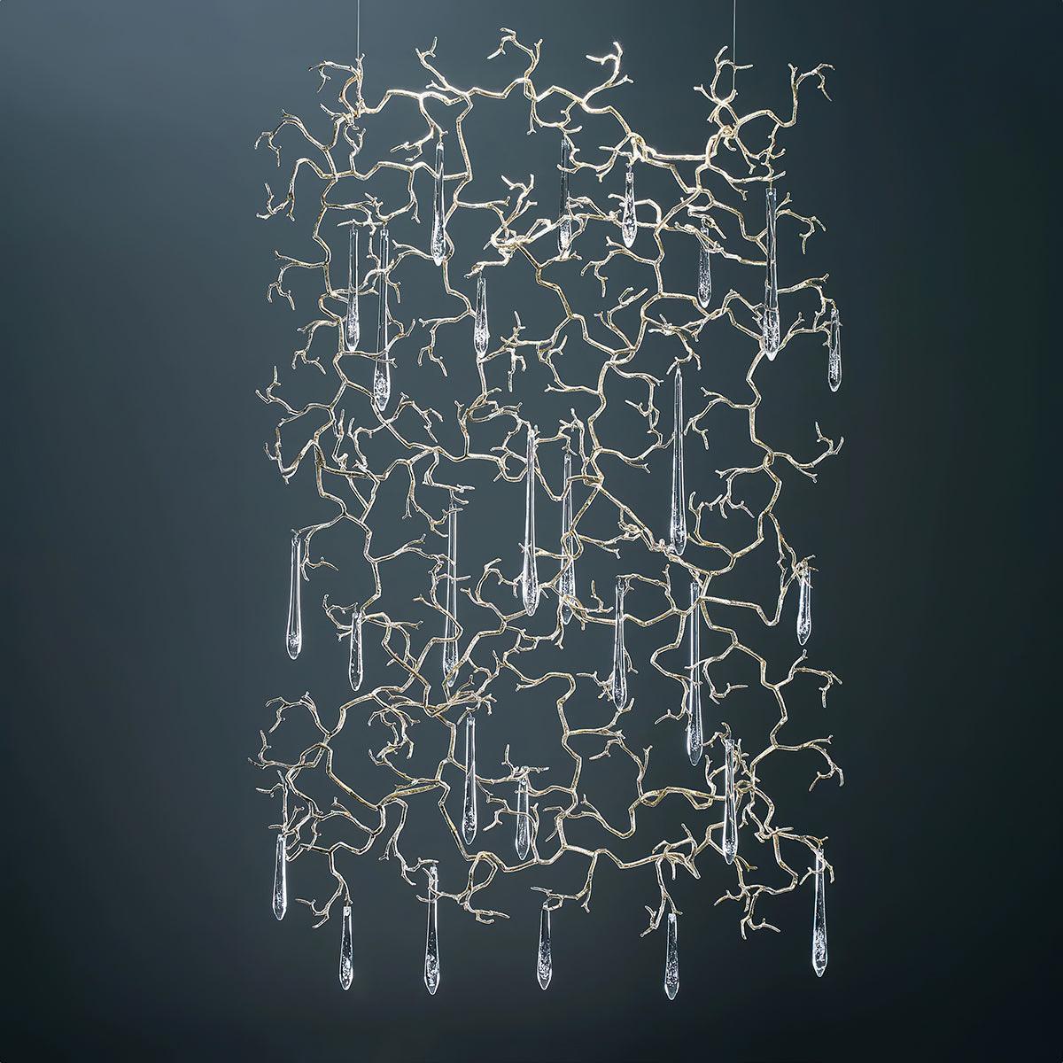Aqua Window Chandelier