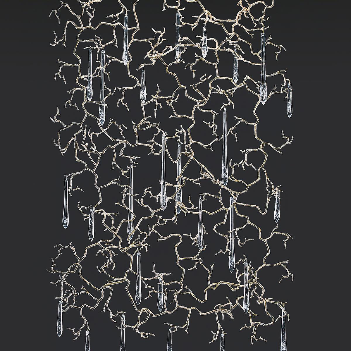 Aqua Window Chandelier