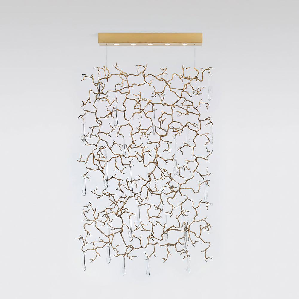 Aqua Window Chandelier