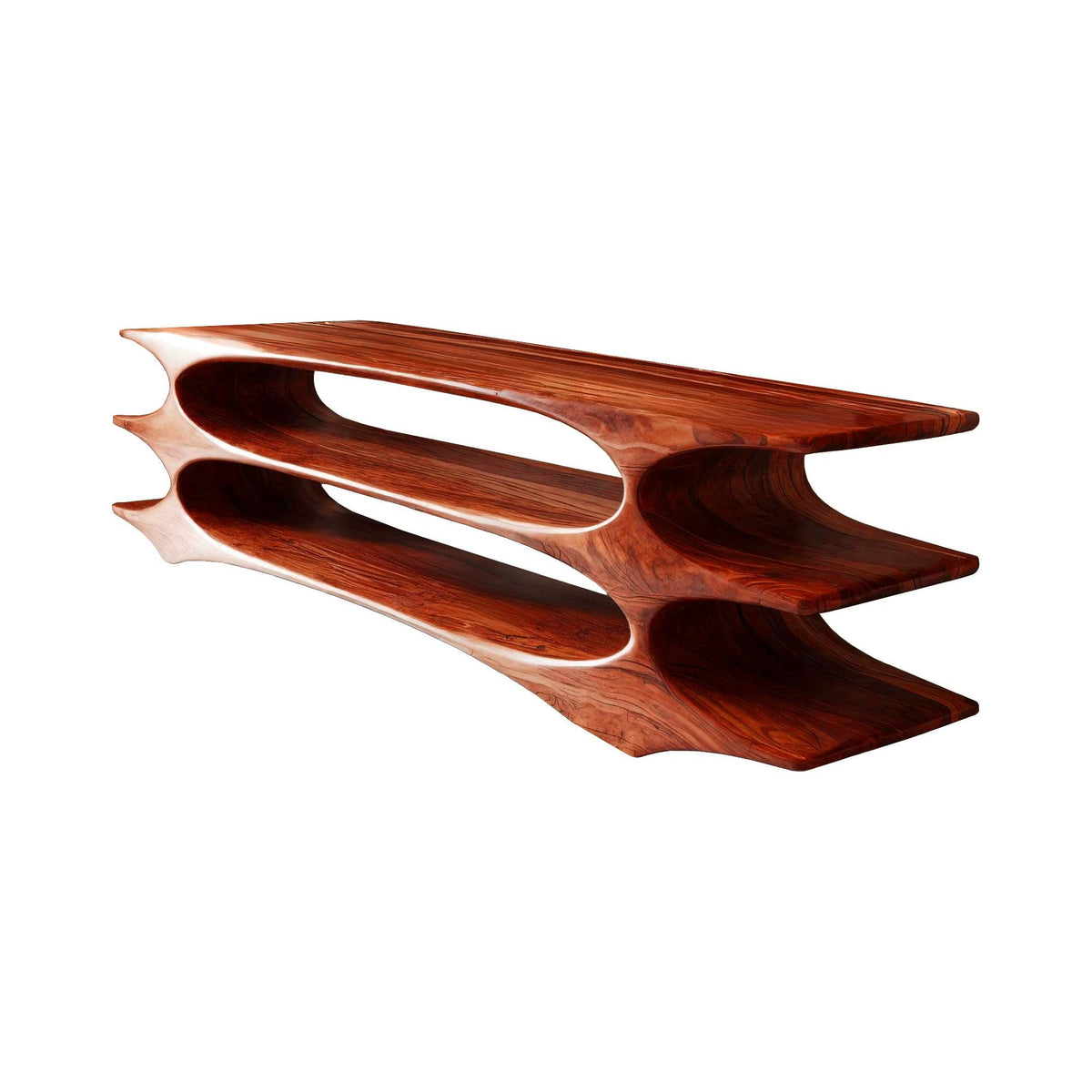 Arborcrest Triplewave Solid Wood TV Console