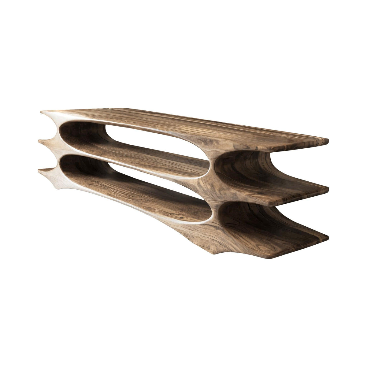 Arborcrest Triplewave Solid Wood TV Console