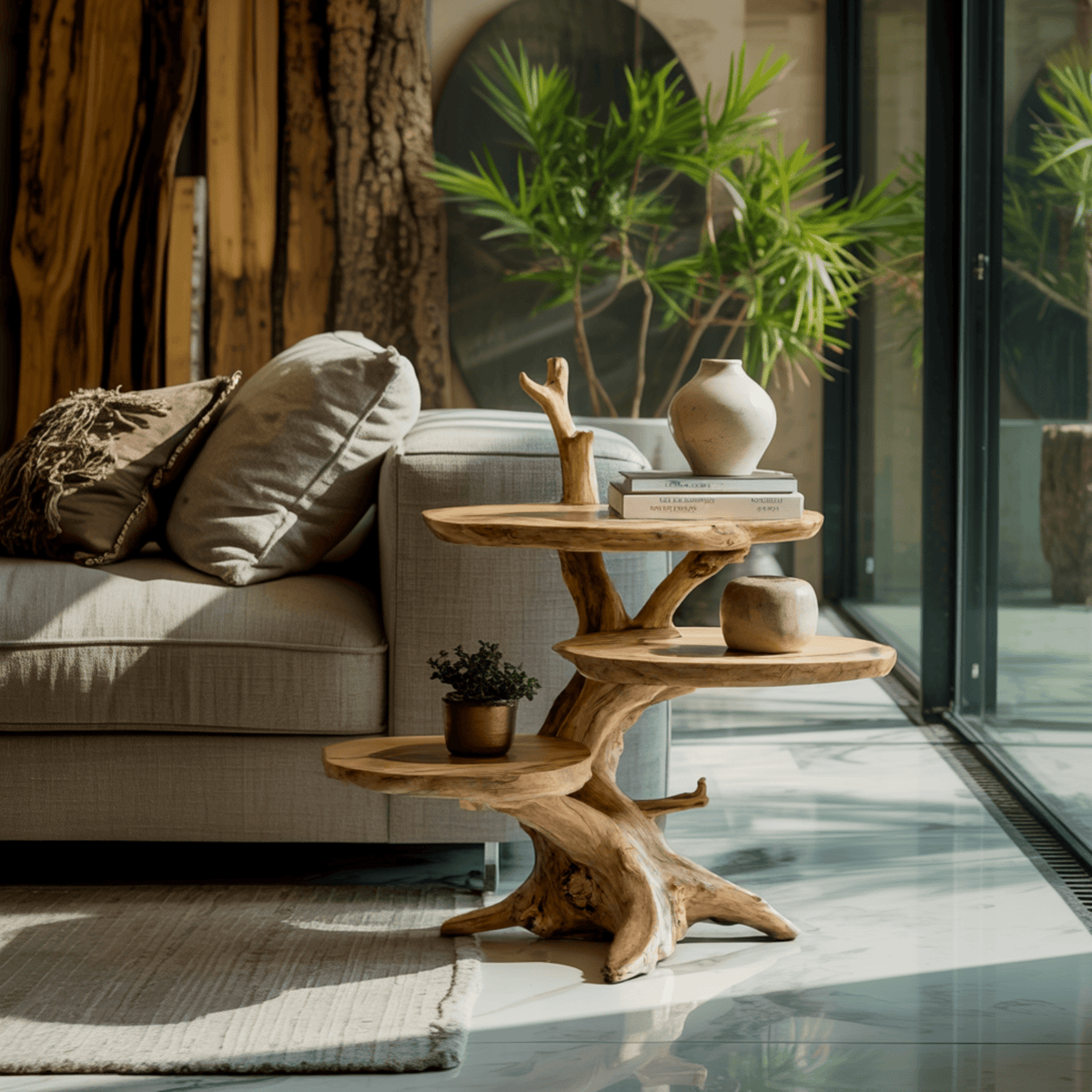 Arborflow Solid Wood Side Table