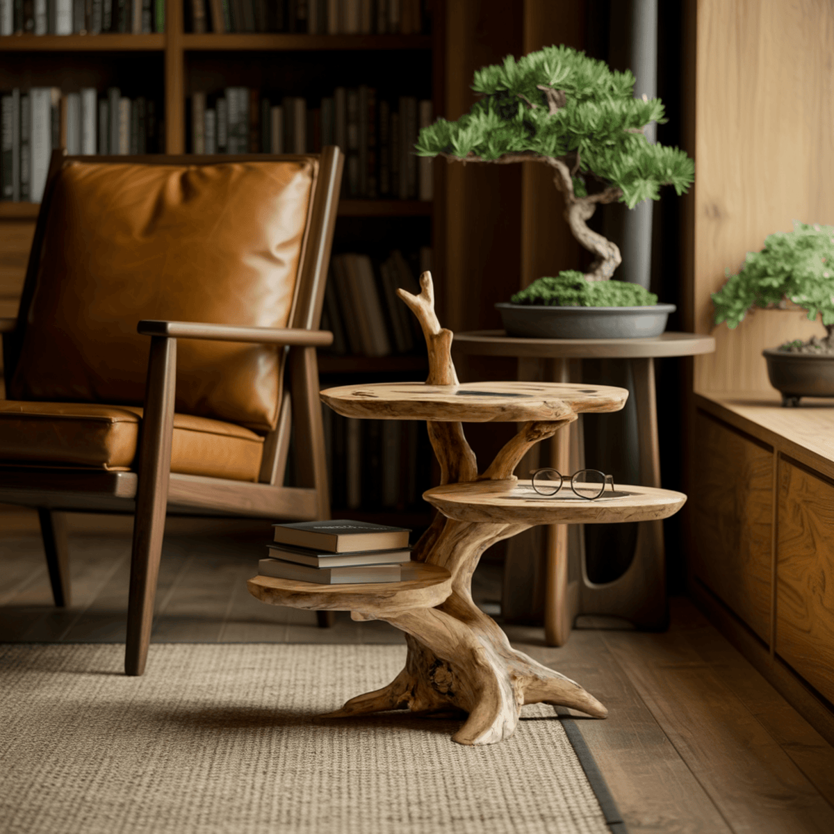 Arborflow Solid Wood Side Table