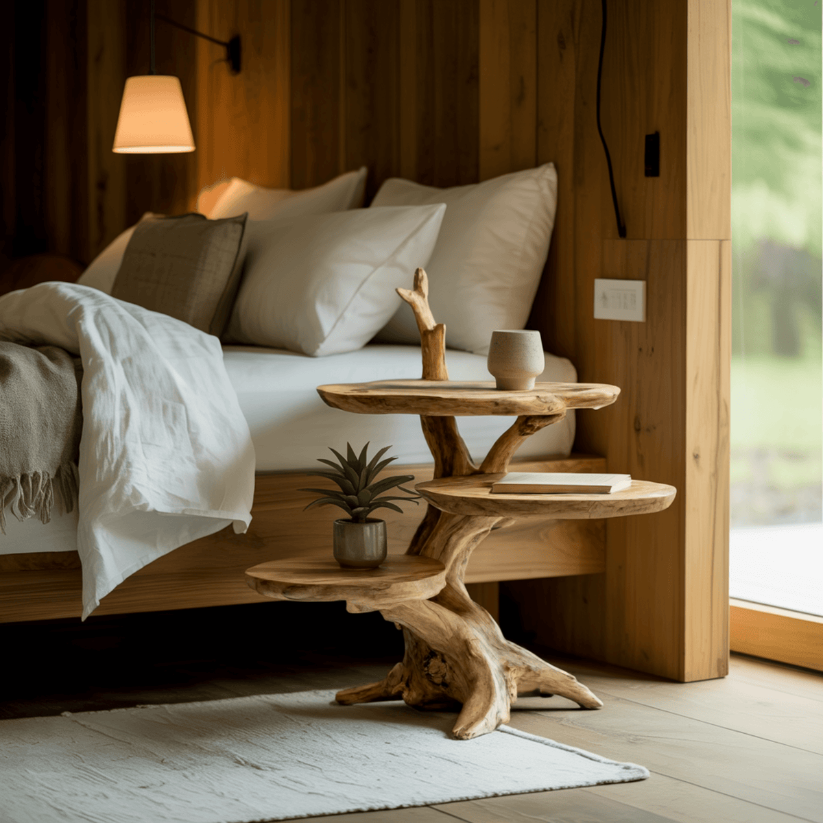 Arborflow Solid Wood Side Table