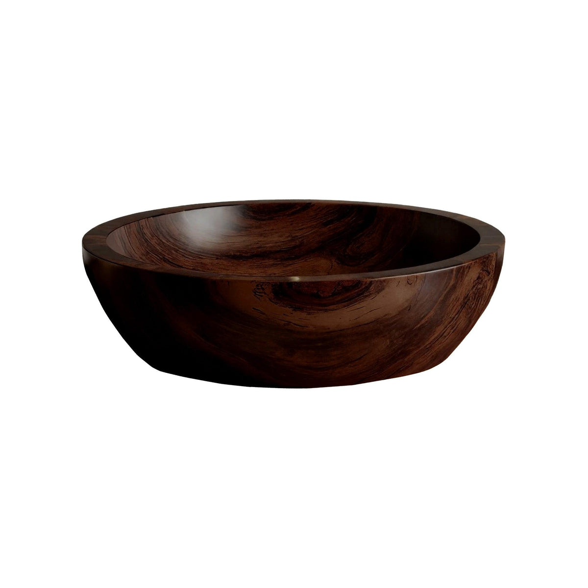 Arborflow Solid Wood Round Vessel Sink