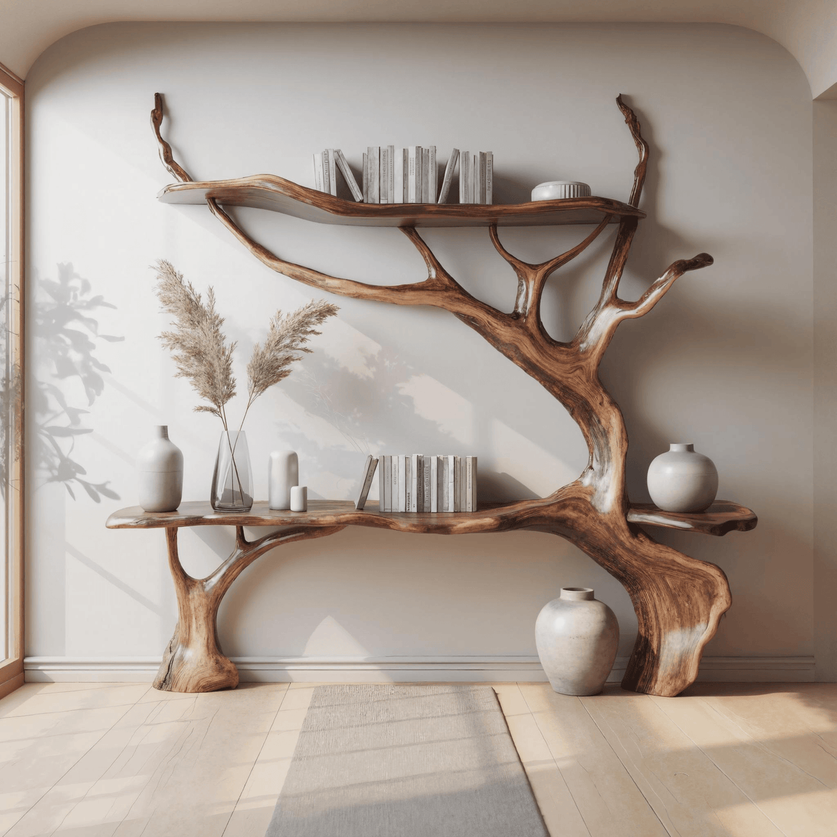 Arborform Sculpted Solid Wood Tree Bookshelf