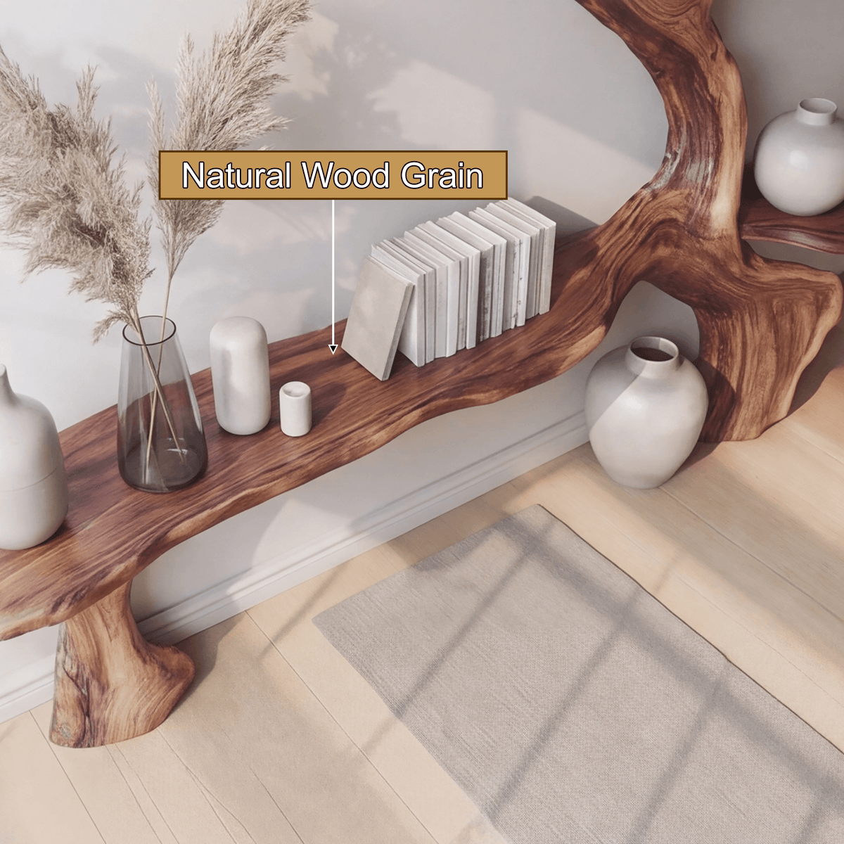 Arborform Sculpted Solid Wood Tree Bookshelf