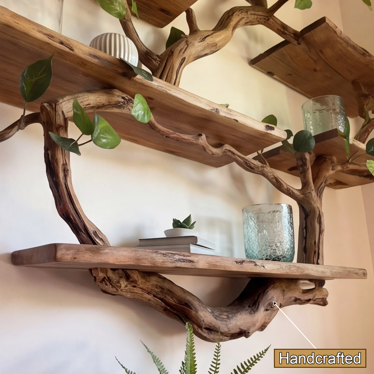 Arboris Botanical Handcrafted Tree Bookshelf