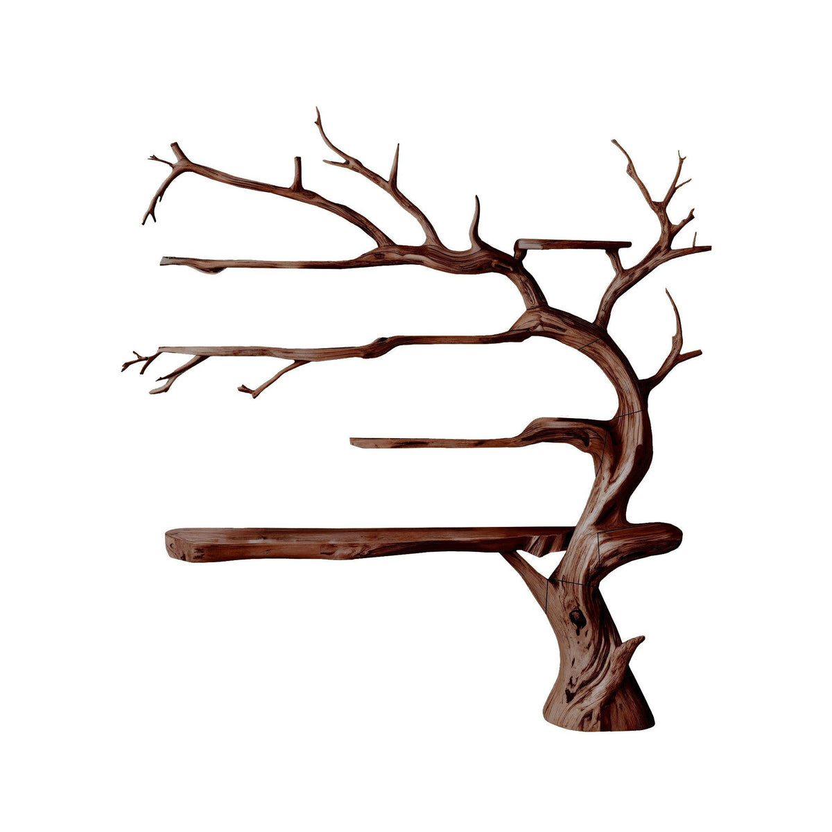 Arboris Eve Handcrafted Wood Tree Bookshelf