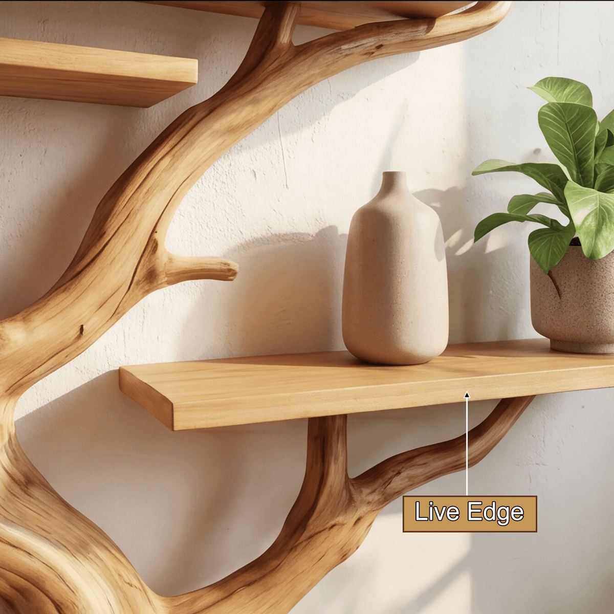 Arboris Flow-Branch Sculptural Tree Bookshelf