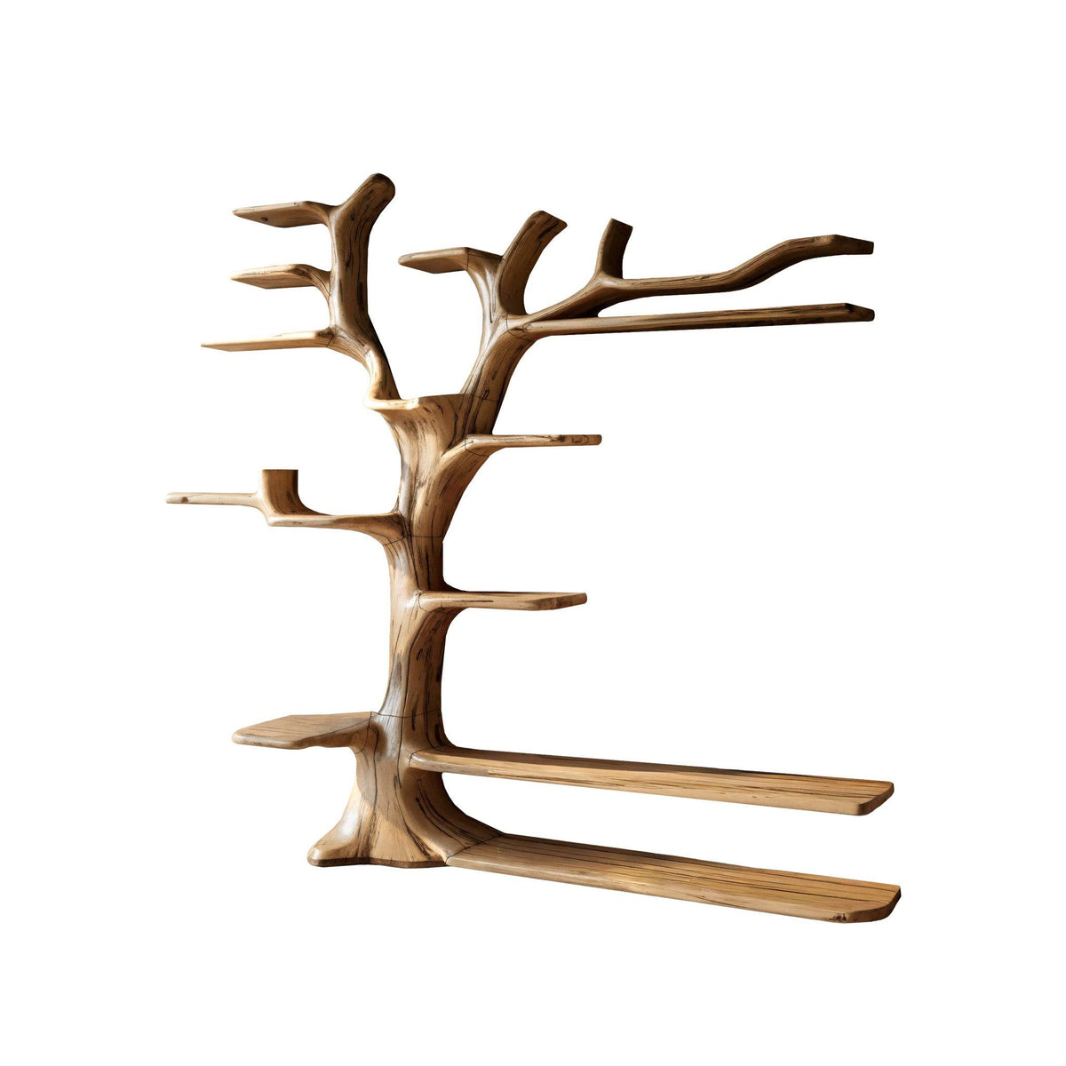 Arboris Halo Tree-Shaped Solid Wood Entryway Organizer
