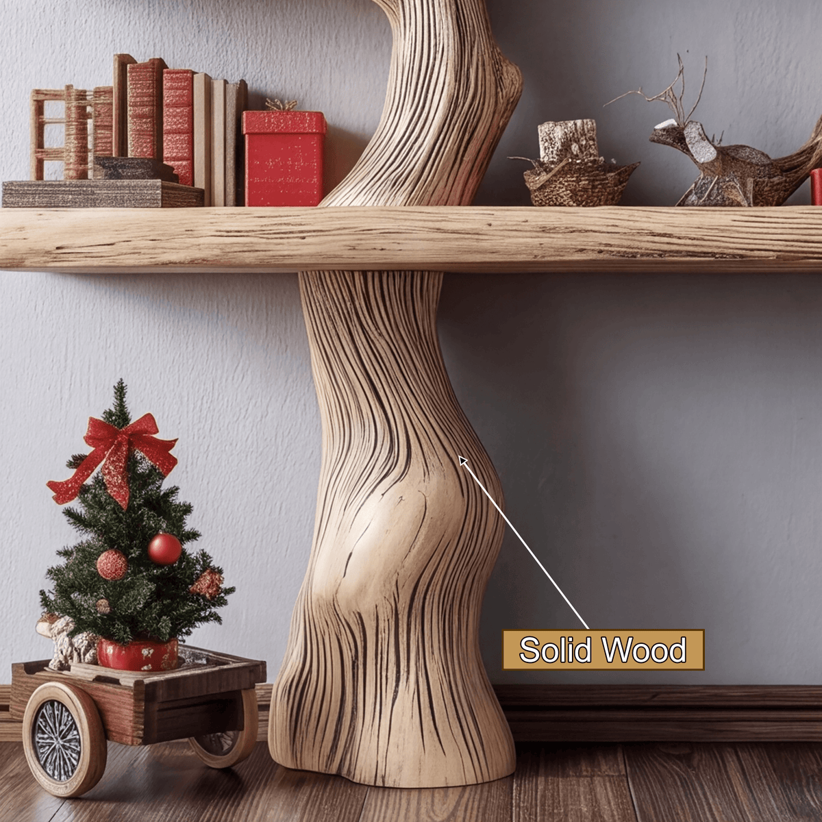 Arboris Lumen Wooden Tree Bookshelf