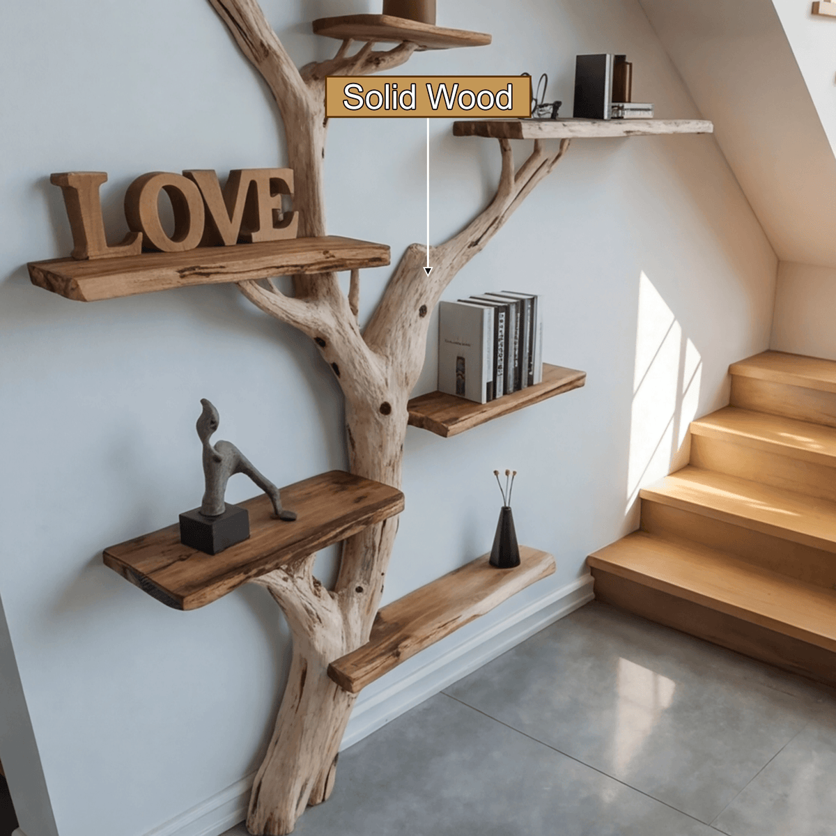 Arboris Tree-Form Sculptural Bookshelf