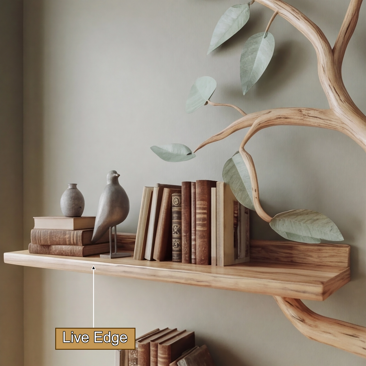 Arborleaf Sculpted Solid Wood Tree Bookshelf