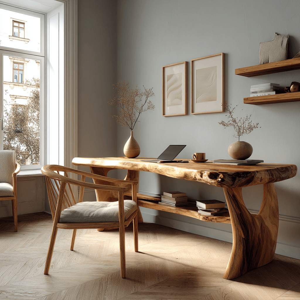 Arborwave Live Edge Solid Wood Desk