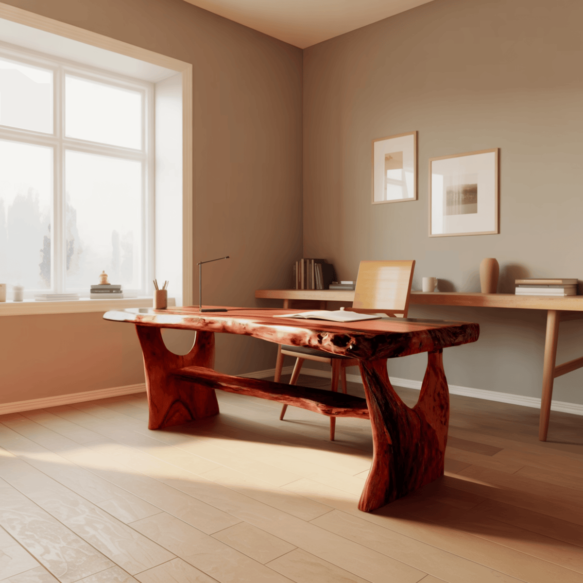 Arborwave Live Edge Solid Wood Desk
