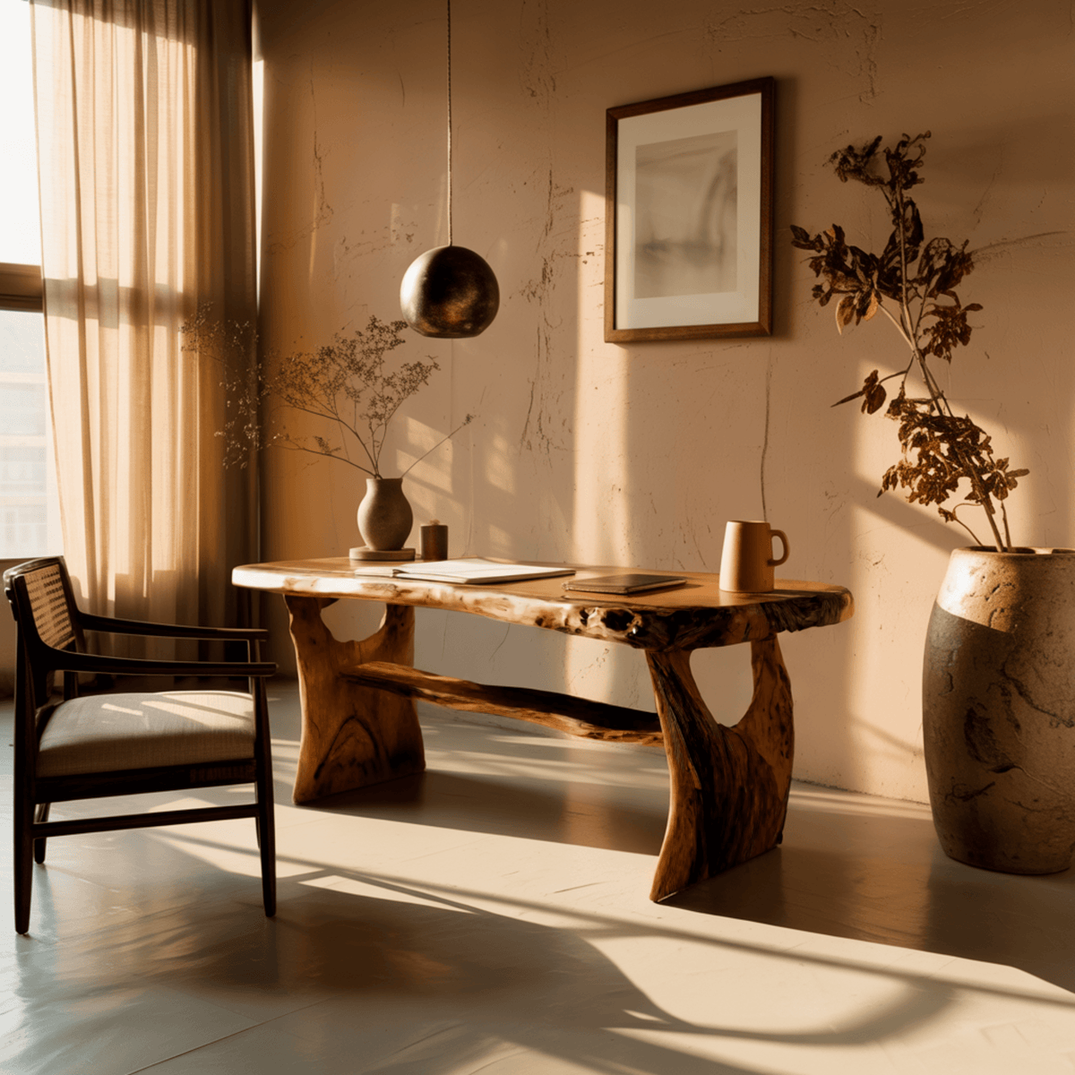 Arborwave Live Edge Solid Wood Desk