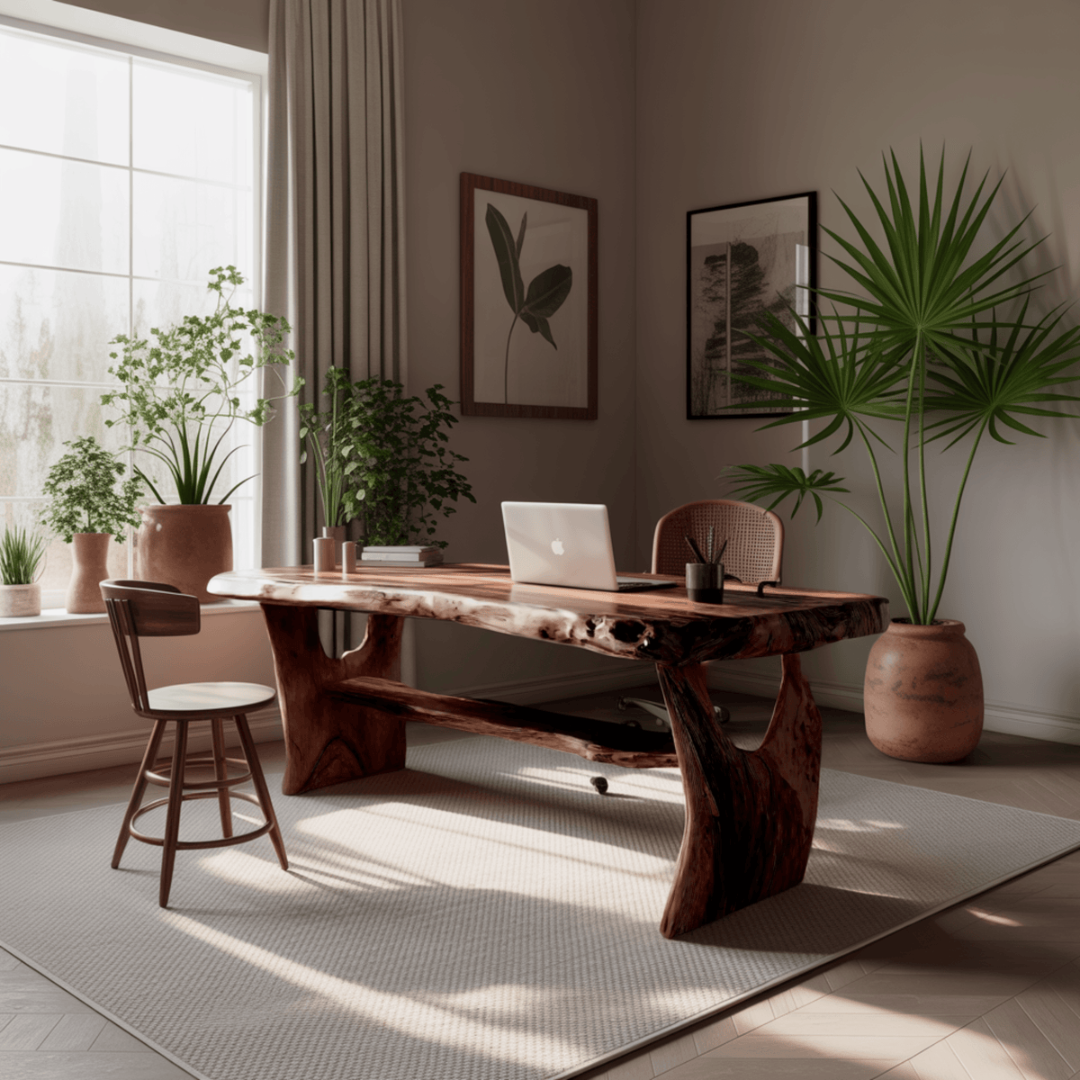 Arborwave Live Edge Solid Wood Desk