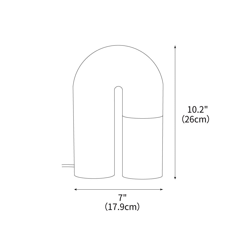 Arcus Wood Table Lamp