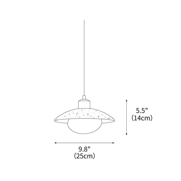 Aria Disc Pendant Lamp 9.8
