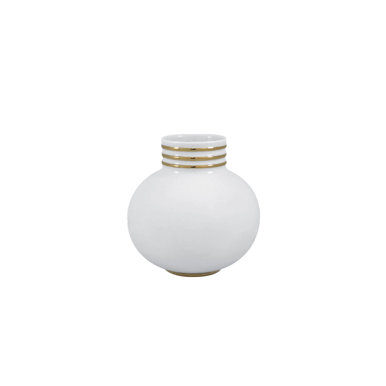 Arienne White Accent Vase
