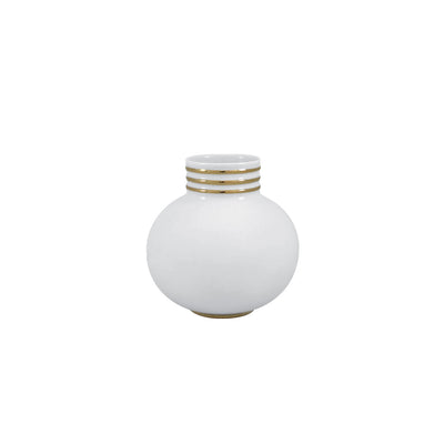 Arienne White Accent Vase