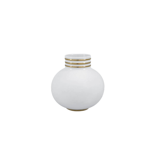 Arienne White Accent Vase