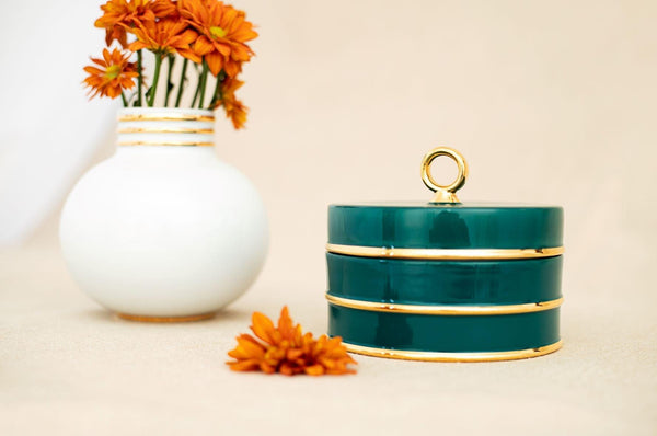 Arienne Peacock Accent Box