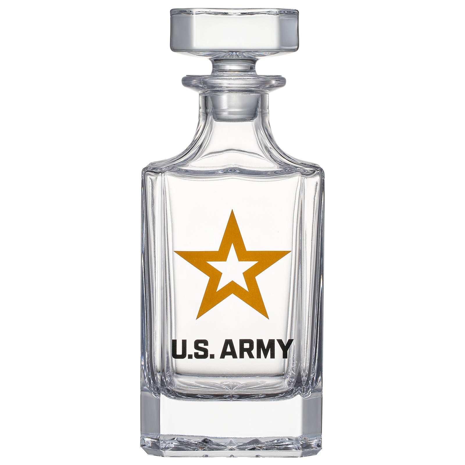 Army Whiskey Decanter Gift Set | 730mL Decanter 2 Whiskey Glass | Military Gifts for Loved Ones Serving For Our Country - Army, Navy, Airforce - Father's Day, Birthday, Housewarming - Men, Dad, Him