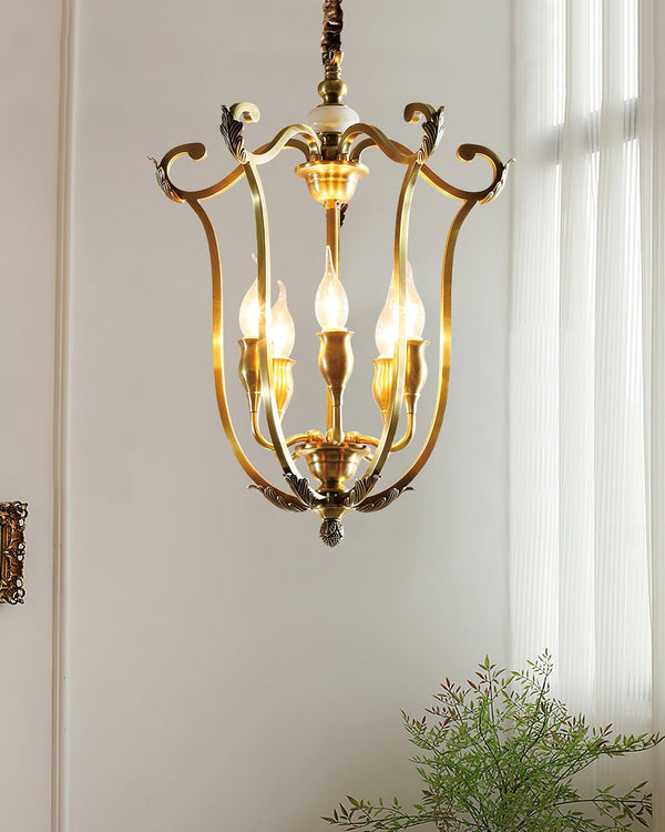 Art Deco Crest Pendant Light
