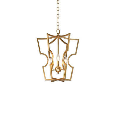 Art Deco Crest Pendant Light