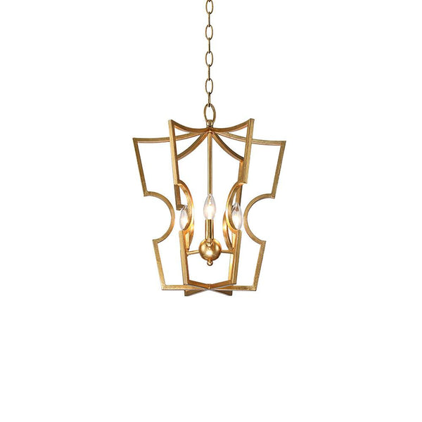 Art Deco Crest Pendant Light