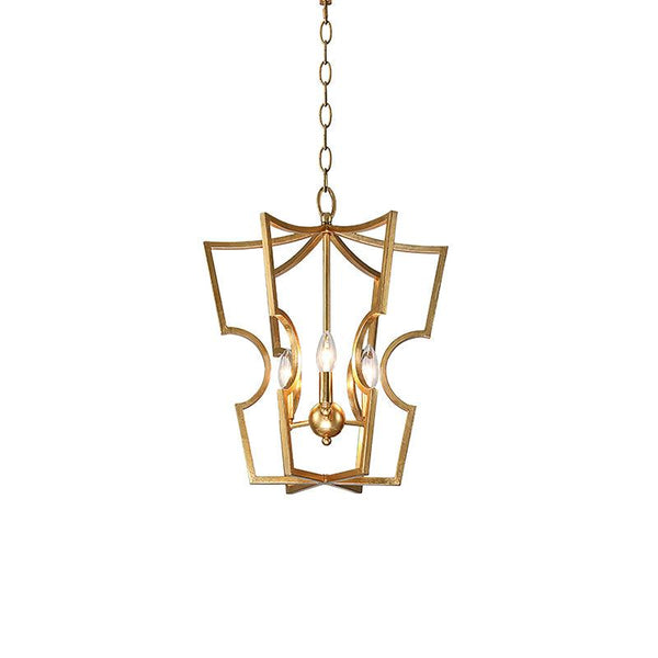 Art Deco Crest Pendant Light