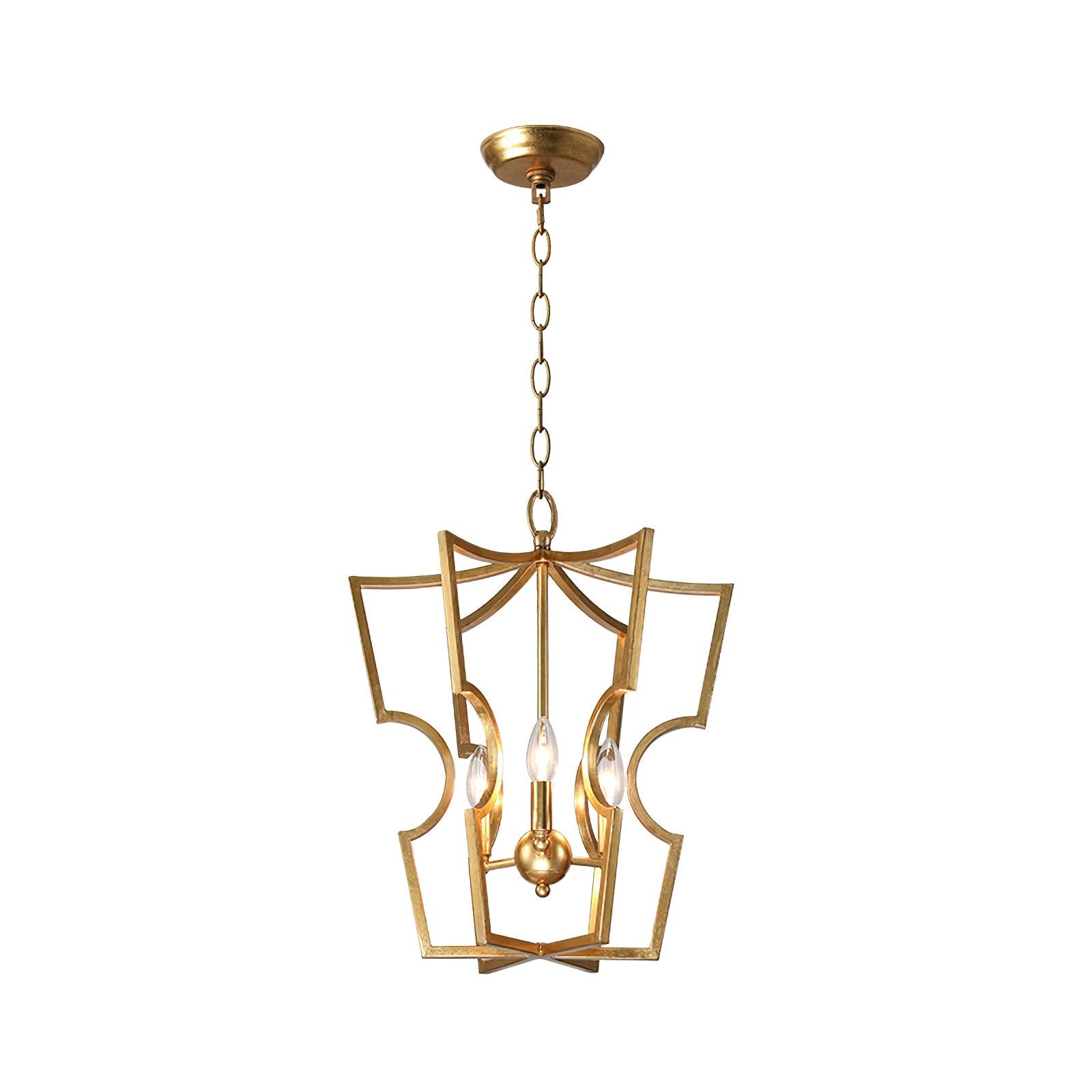 Art Deco Crest Pendant Light