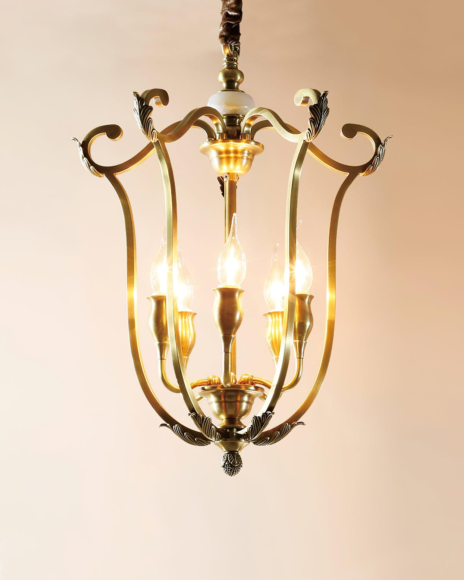 Art Deco Crest Pendant Light