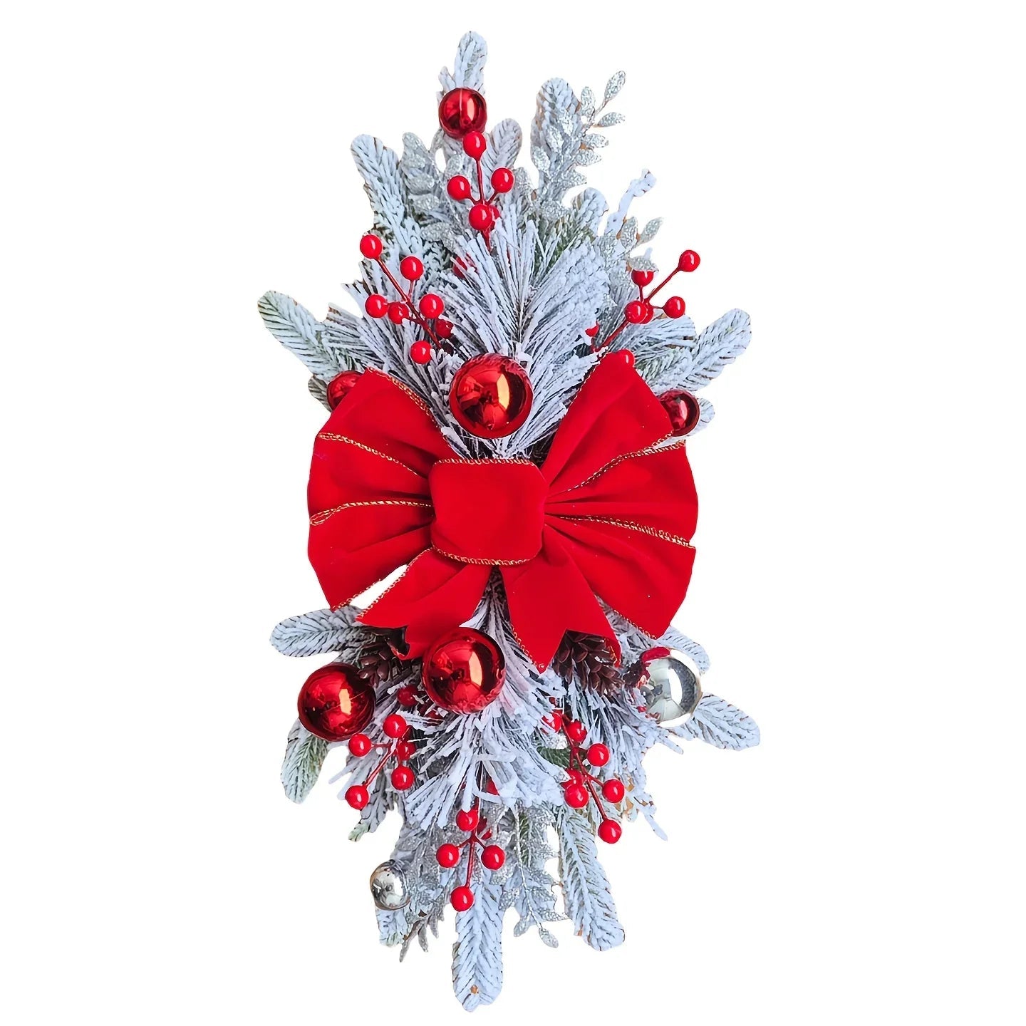 Artificial Christmas Wreath 60cm Non-Luminous Staircase Hanging Decoration