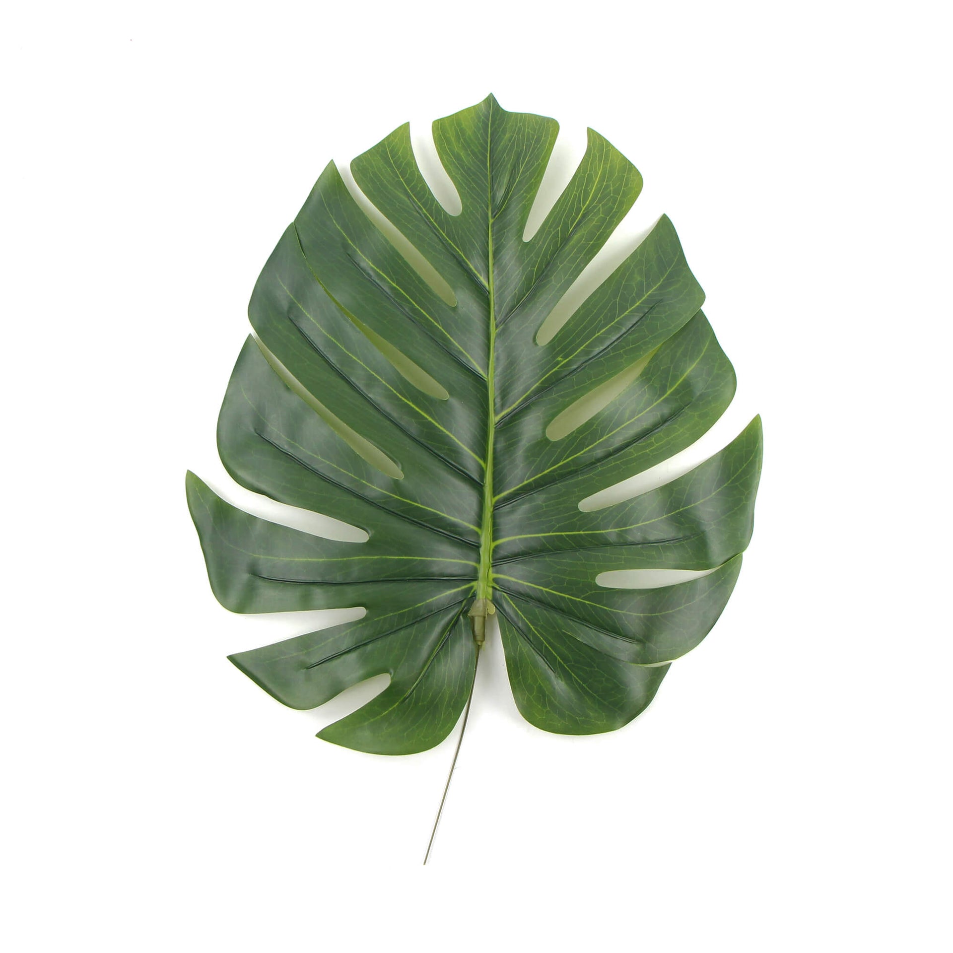 Single Philodendron Leaf Artificial Hanging Plant 11.5in (Clearance Price)