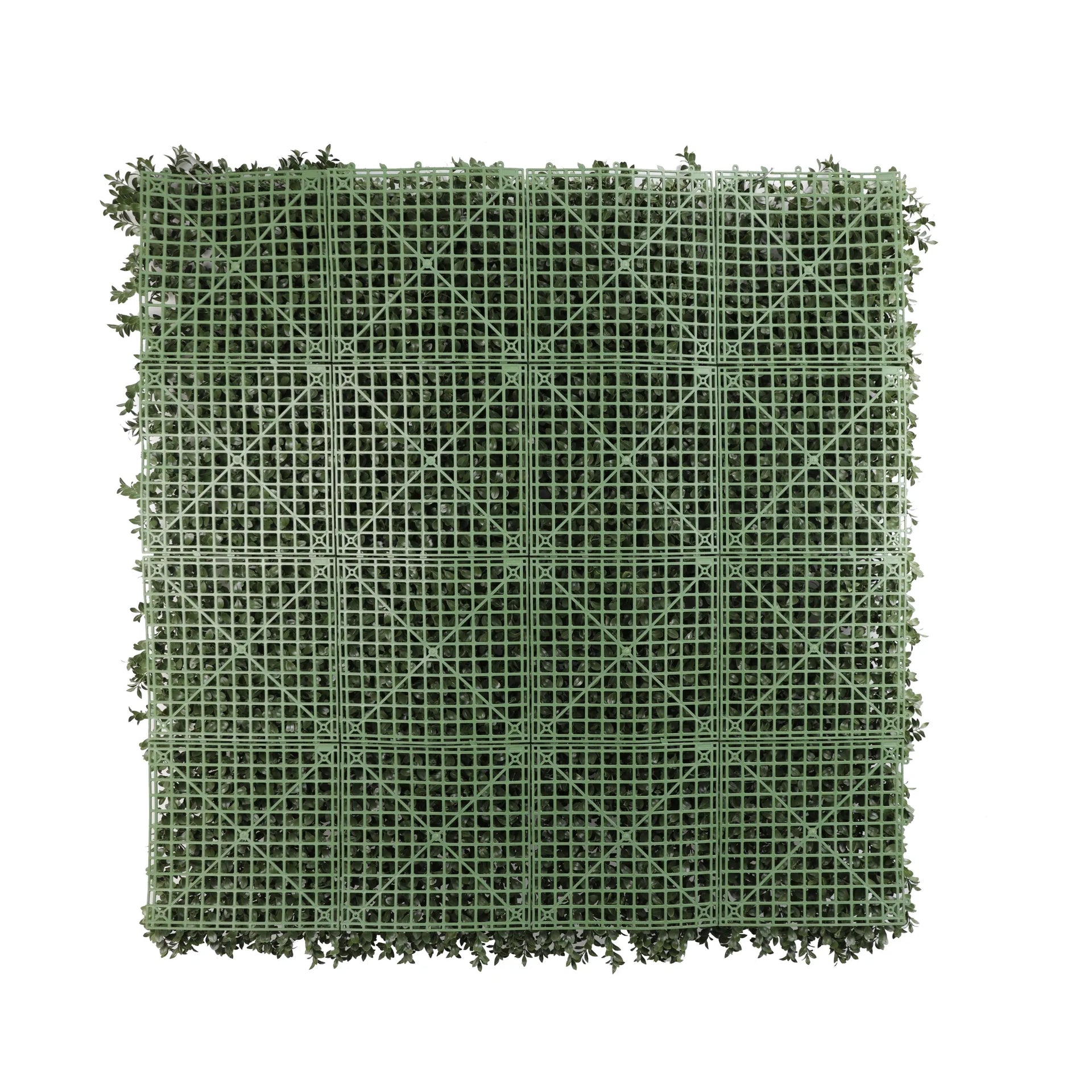 Natural Dark Green Boxwood Artificial Vertical Garden Green Wall Panel 40×40in 11 SQ FT – NFPA701 Fire Rated – UV Resistant – Commercial Grade