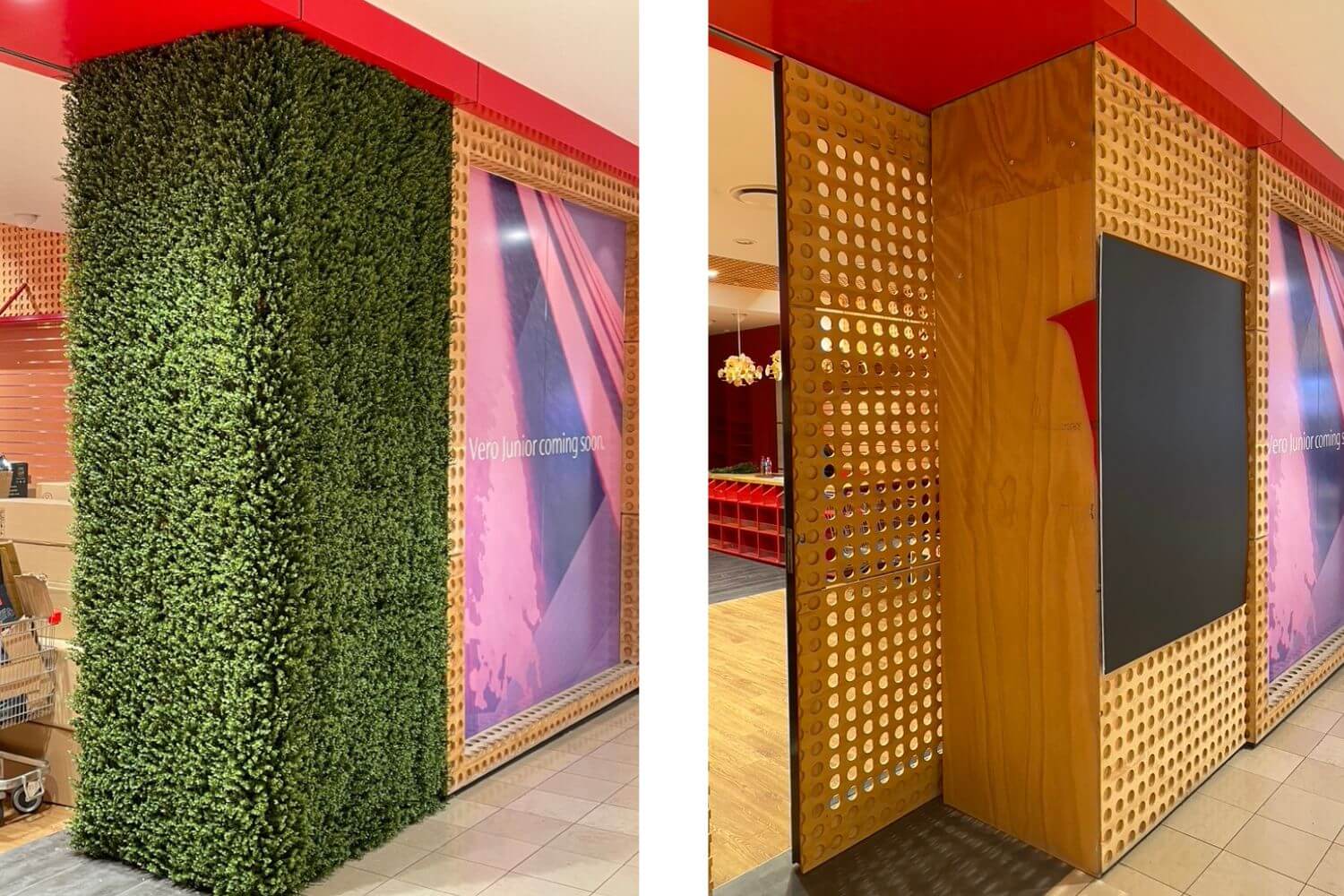 Natural Boxwood Artificial Vertical Garden Green Wall Panel 40×40in 11 SQ FT – UV Resistant – Commercial Grade