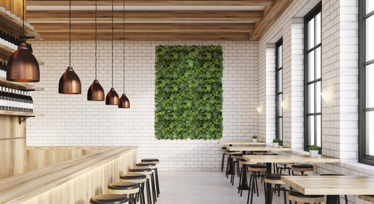 Hawaiian Sunrise Flowering Artificial Vertical Garden Green Wall Panel 40×40in 11 SQ FT – UV Resistant – Commercial Grade