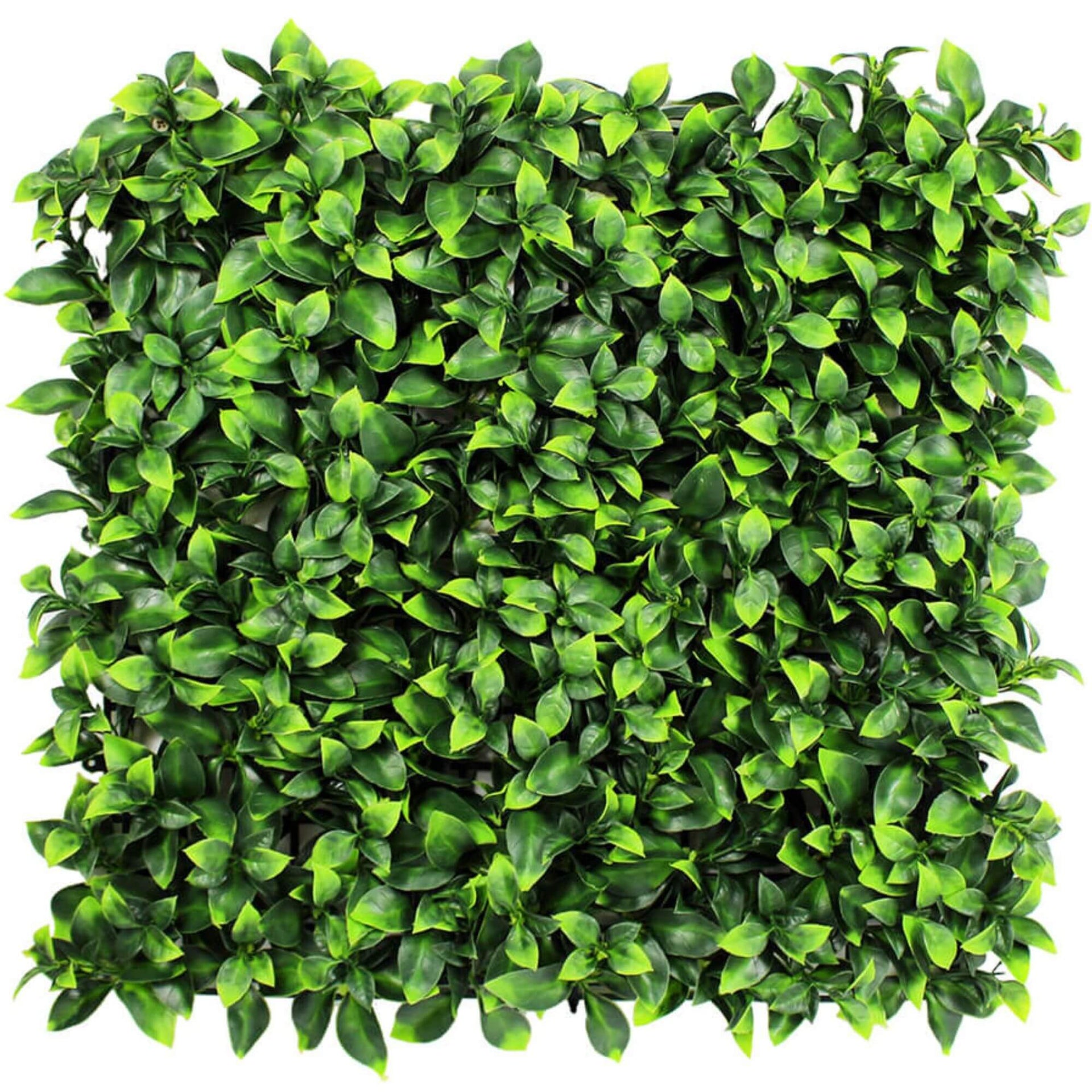 Jasmine Artificial Vertical Garden Green Wall Panel 40×40in 11 SQ FT – UV Resistant – Commercial Grade