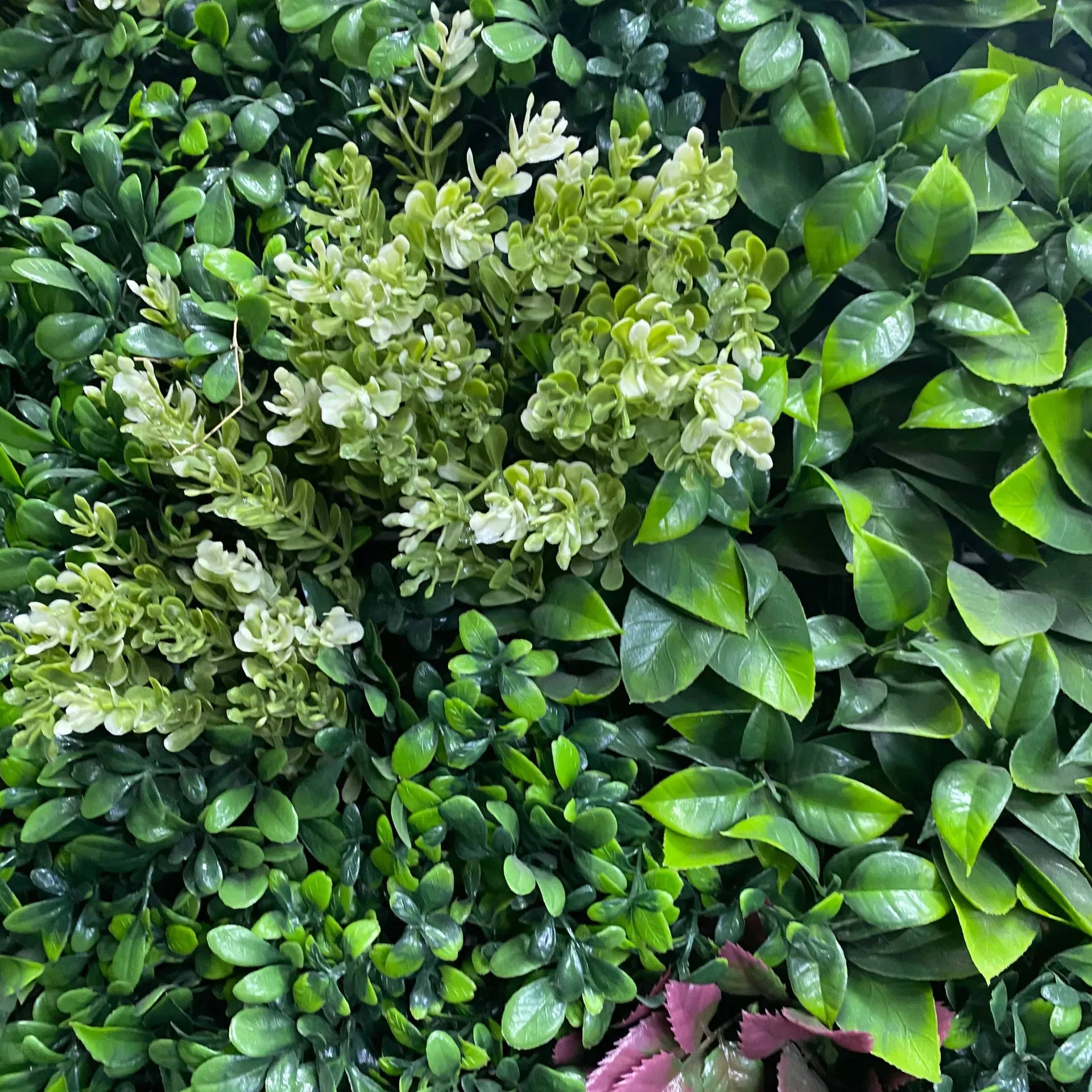 Evergreen Triptych Artificial Vertical Garden Green Wall Panel Set of 3 33 SQ FT – UV Resistant – Commercial Grade