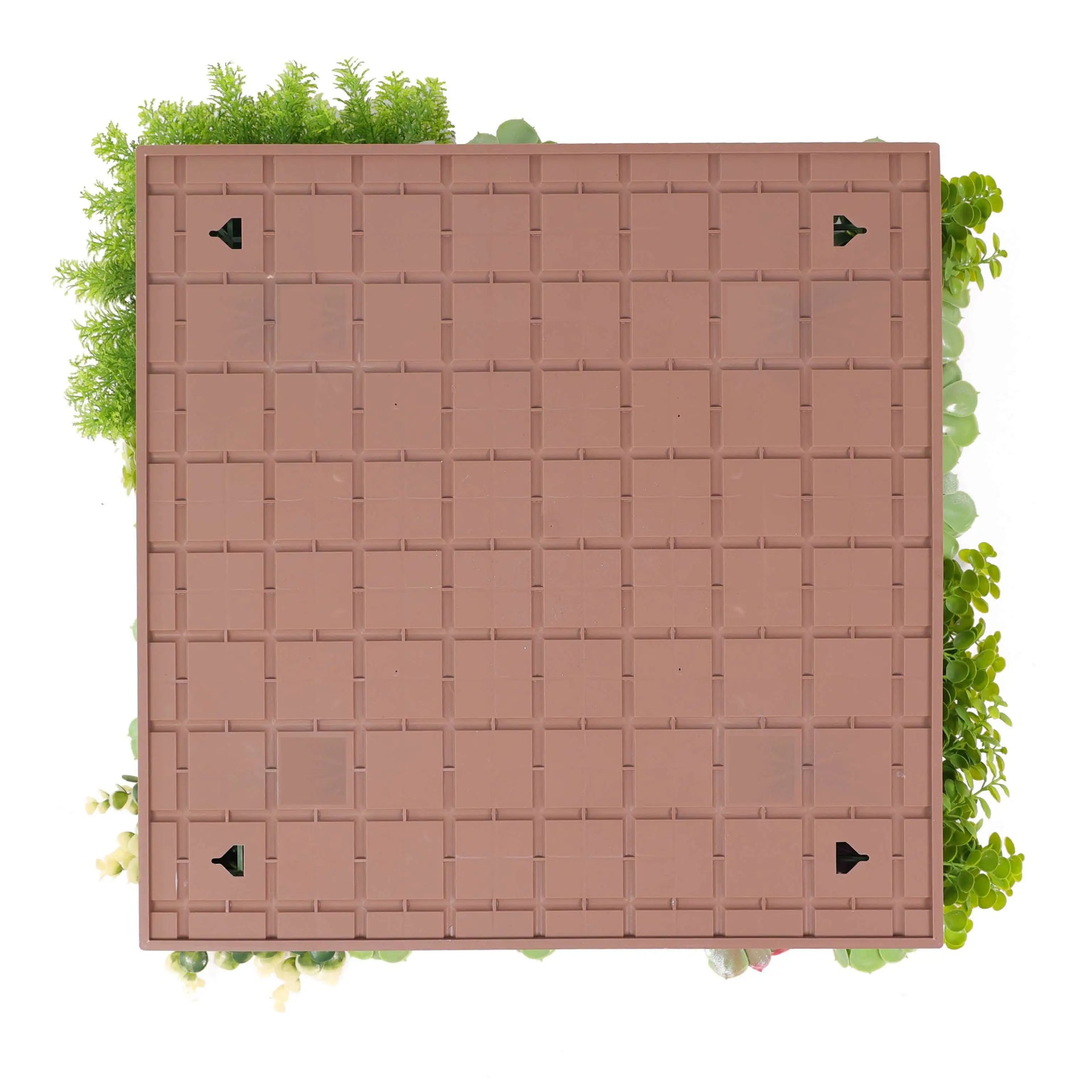 Artificial Moss and Succulent Hanging Wall Art Frame 20in – UV Resistant