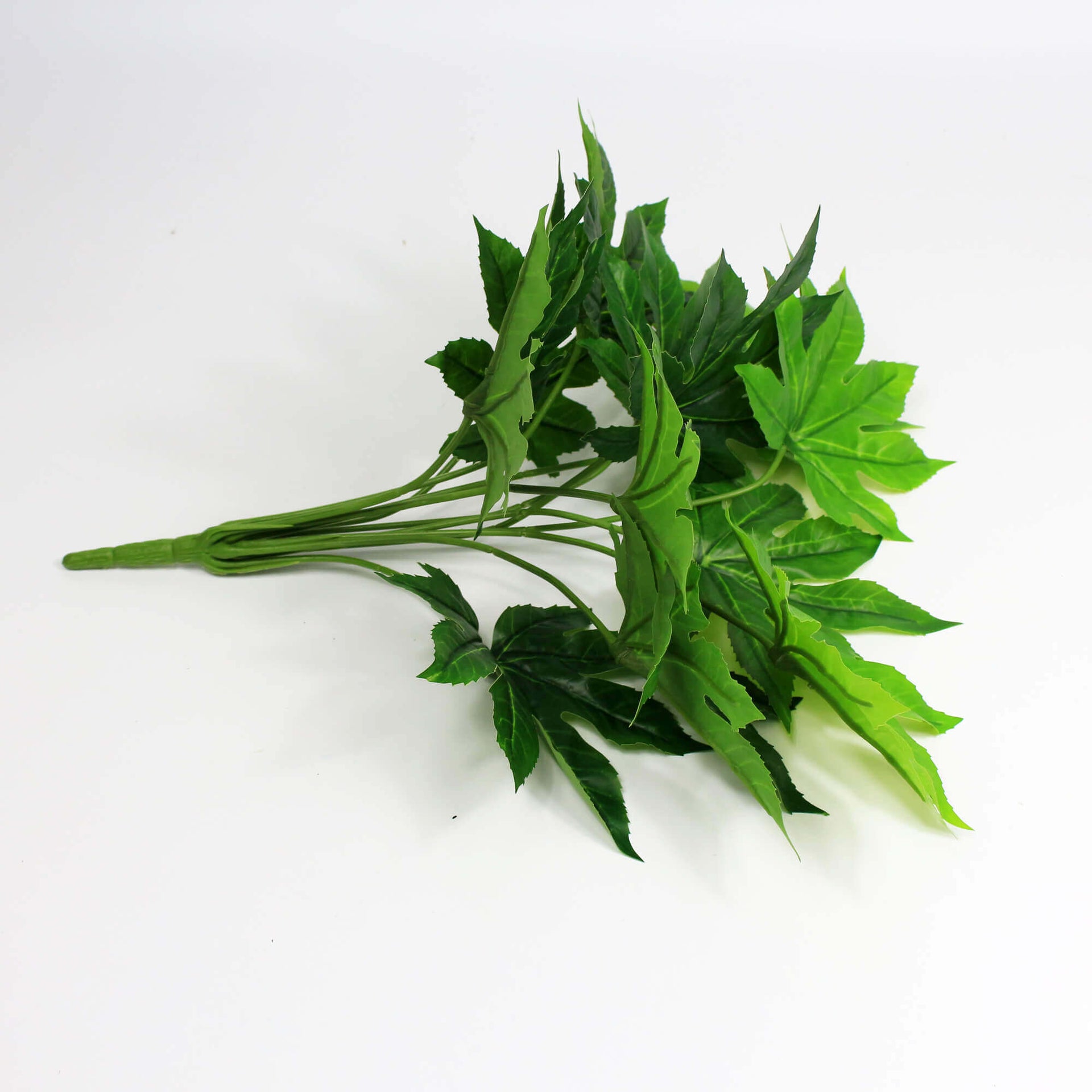 Hemp Leaf Artificial Hanging Plant 12in