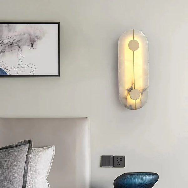 Artistic Simple Marble Wall Lamp